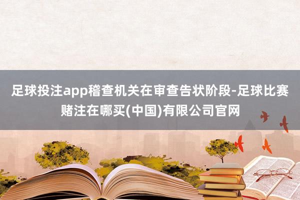 足球投注app稽查机关在审查告状阶段-足球比赛赌注在哪买(中国)有限公司官网