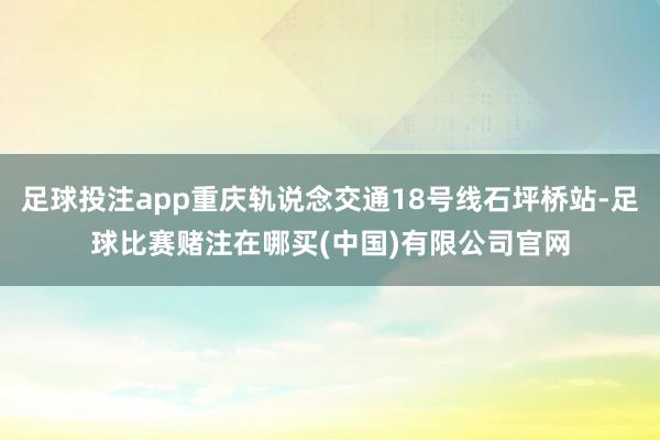 足球投注app重庆轨说念交通18号线石坪桥站-足球比赛赌注在哪买(中国)有限公司官网